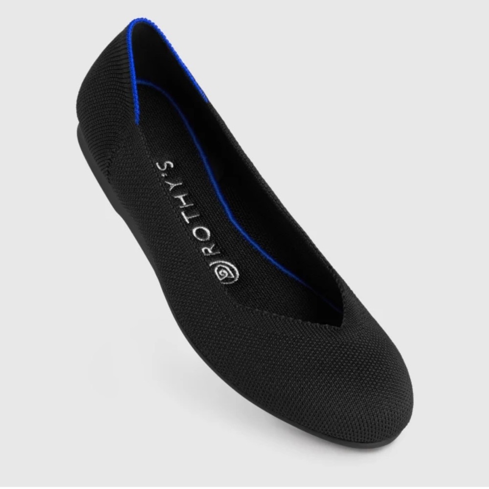 Rothy’s The Flat Black Womens 10